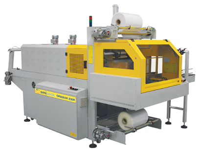 Fardellatrice automatica con ingresso a 90° monoblocco a barra saldante